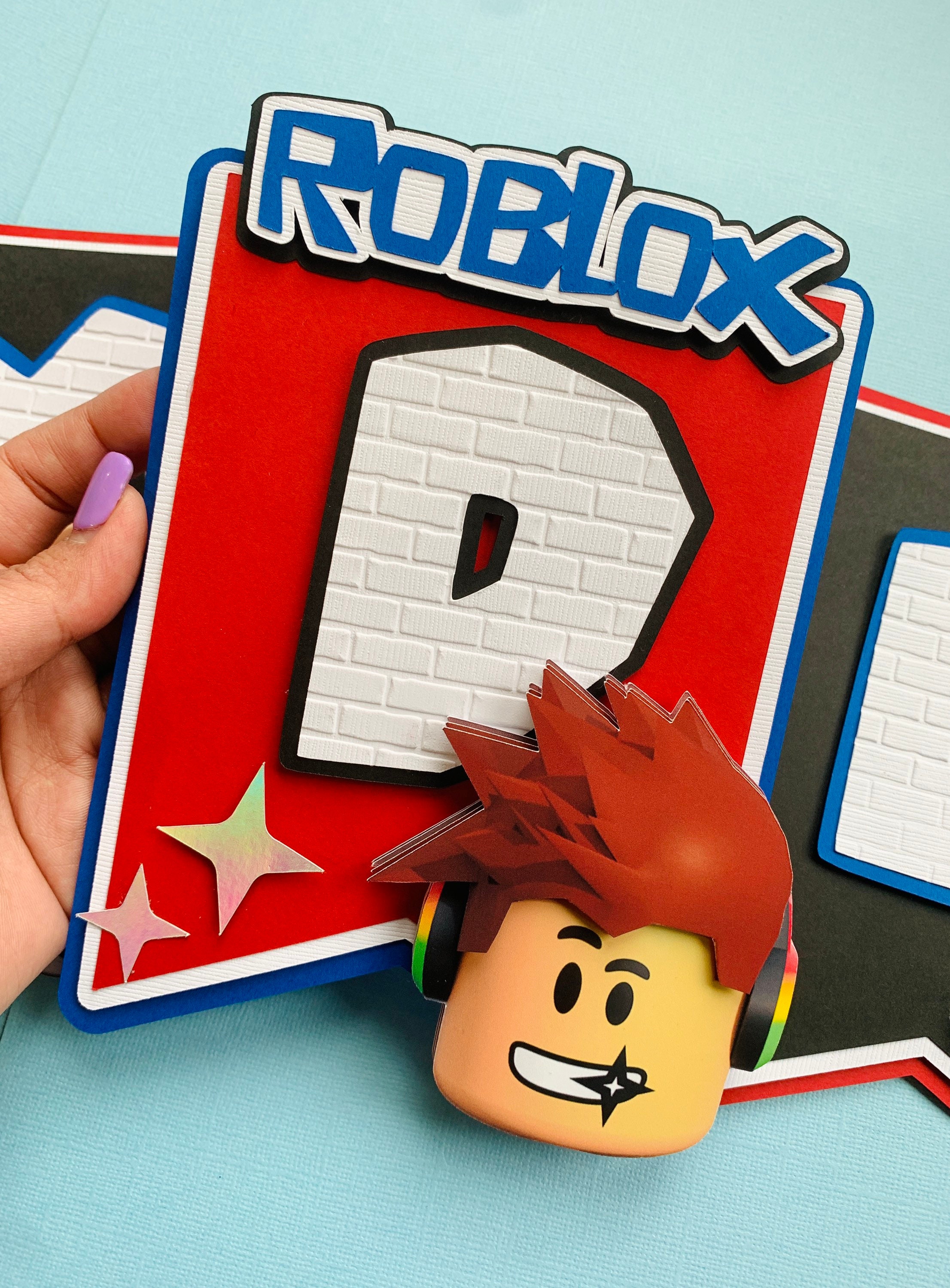 Aplique 3d Roblox Doors 6 cm