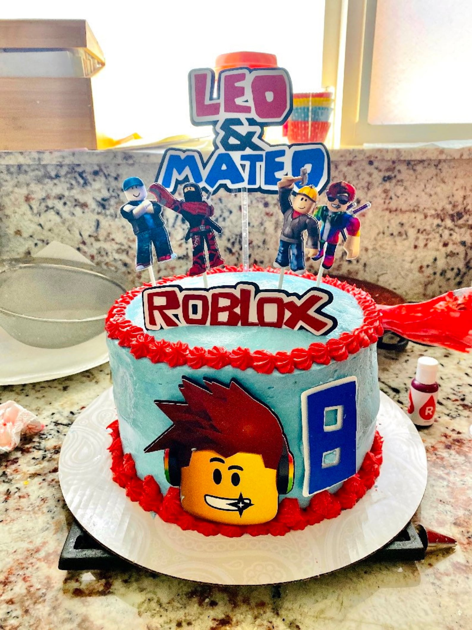 Roblox Cake Topper Roblox Cupcake Toppers Roblox Party Etsy