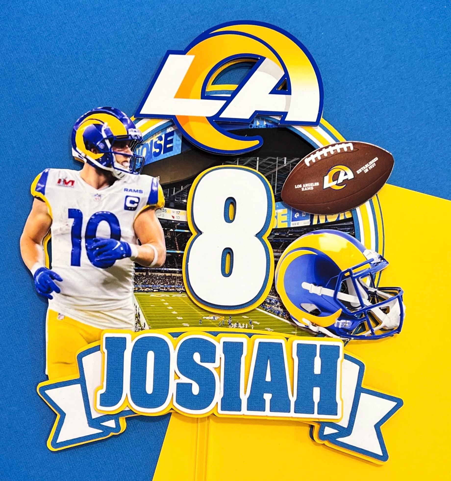 Los Angeles RAMS Cake Topper, NFL Cake Topper, Deporte Cake Topper ...
