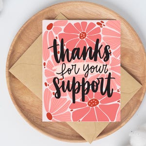 Carte de voeux - Adorable 4,25 x 5,5 pouces avec enveloppe de création incluse - Parfaite pour remercier