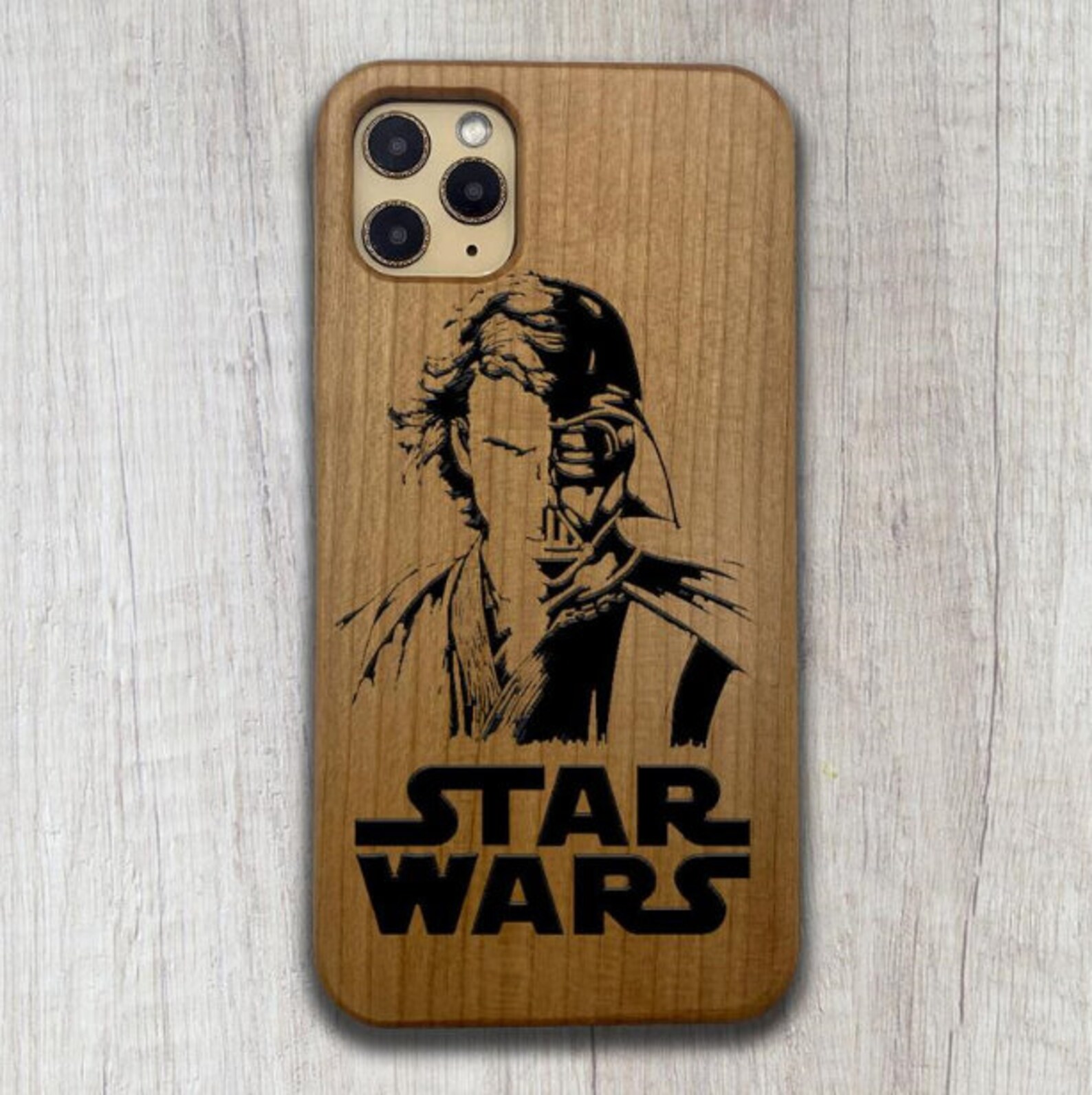Star Wars Phone Case Wood iPhone Case For iPhone 12 Pro Max Etsy