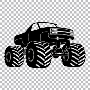 Monstertruck SVG, PNG, Power Point, Clipart, kommerzielle Lizenz