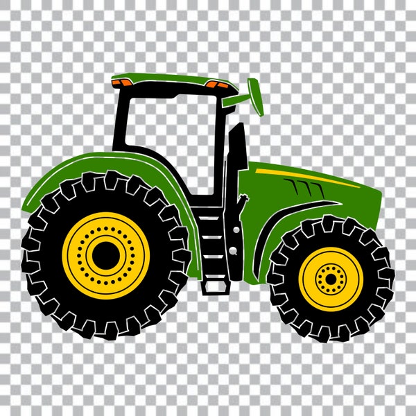 Farm Tractor SVG, Tractor SVG, Agro Machine Clipart, Silhouette, Tractor Vector, Digital download, Tractor file, svg, png