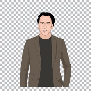 Nicolas Cage, Nick Cage, Meme SVG, Nicolas Cage Art