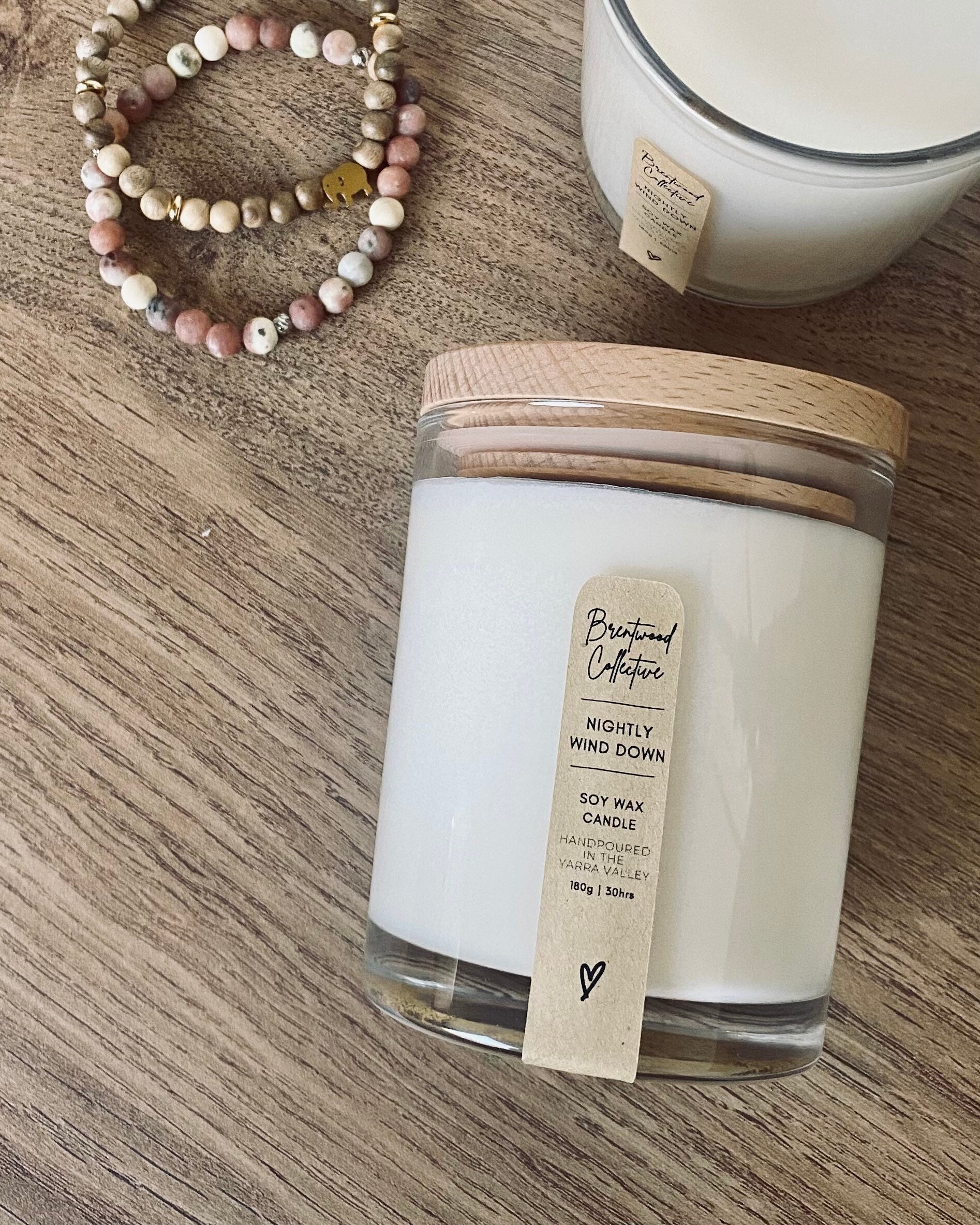 Lavender & Ylangylang Scented Candles Nightly Wind Down Soy Wax