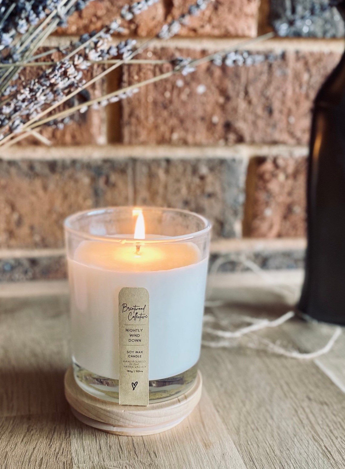 Lavender & Ylangylang Scented Candles Nightly Wind Down Soy Wax