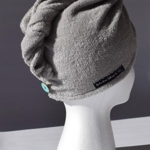 Turban Hair Towels (Set of 2) ~ Handmade in CA, USA ~ 100% Cotton