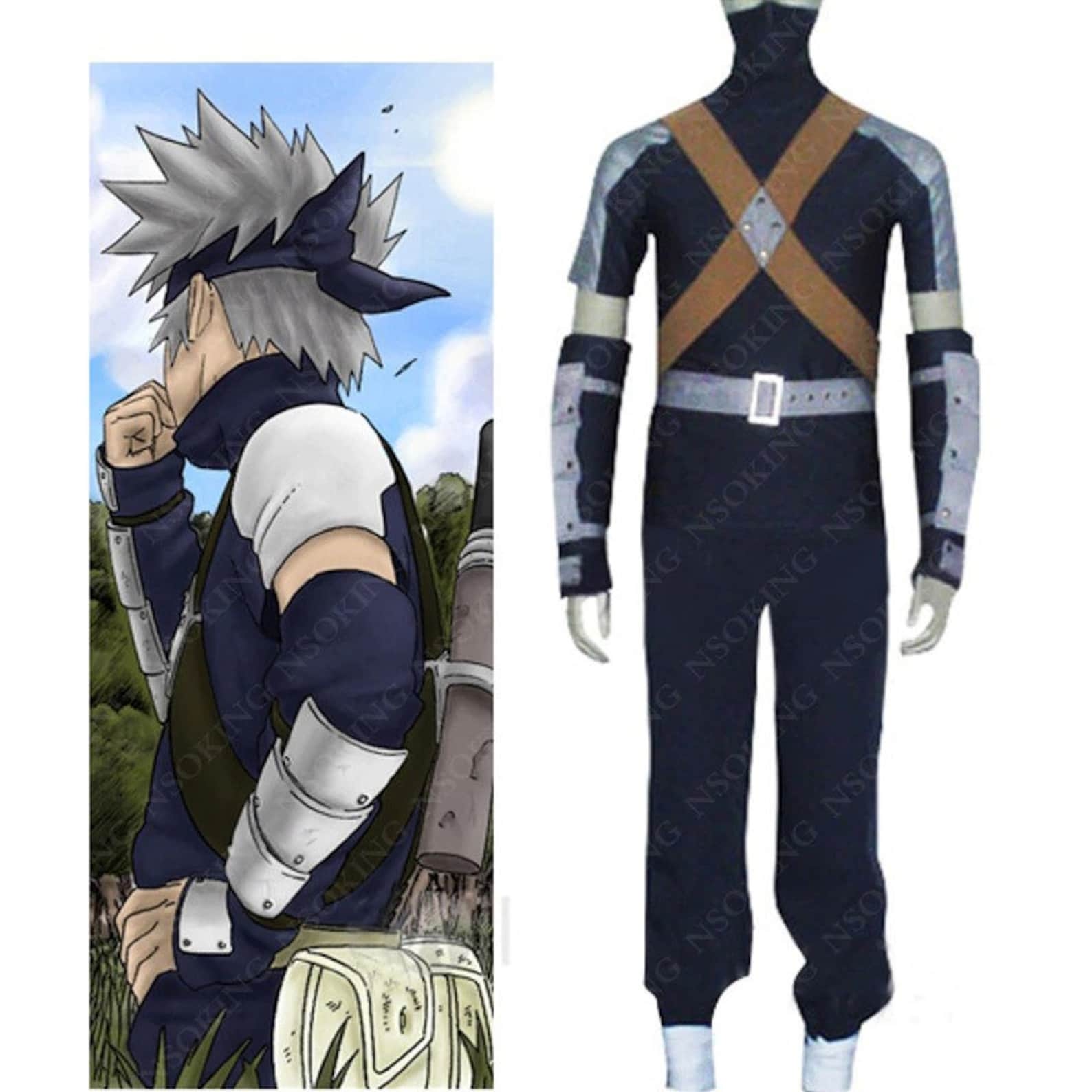 Hatake Kakashi Cosplay Clothing Japanese Anime Cosplay Costume | Etsy