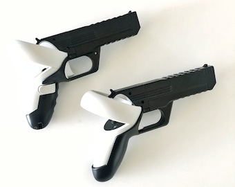 Custom Pistol Grip Controller Covers for Meta Quest 2 - Enhanced Comfort, Precision Gaming Experience