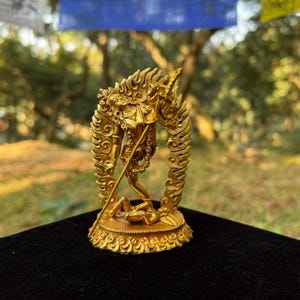 24K Gold Plated Vajrayogini Statues, Dakini Statues