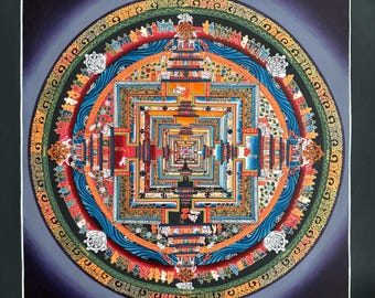Mandala Kalachakra Thangka, Mandala de la Rueda del Tiempo SS Dalai Lama