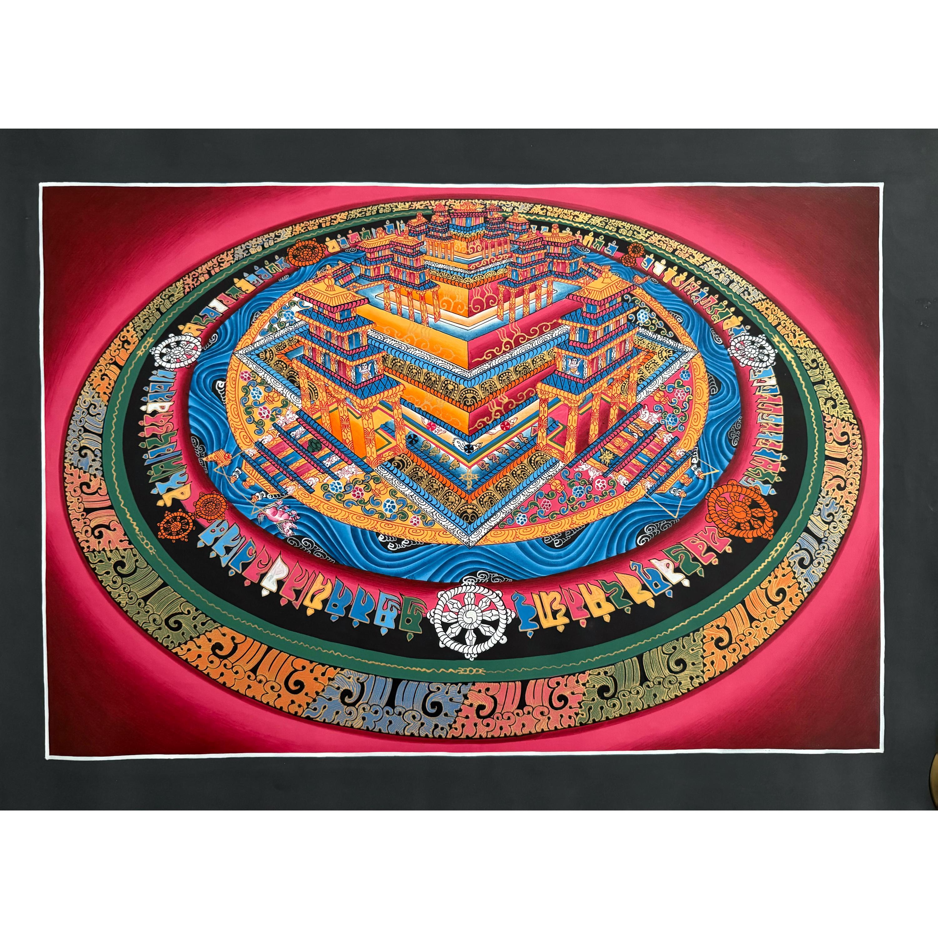 カラビンカ ダウンチューブ用 デカール 金文字 kalavinka 迦陵頻伽 3D Kalachakra Mandala, Wheel of Time - HH Dalai Lama - Etsy