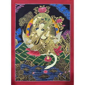 ネパールのヴァジュラサットヴァ タンカ アート、ドルジェ センパ