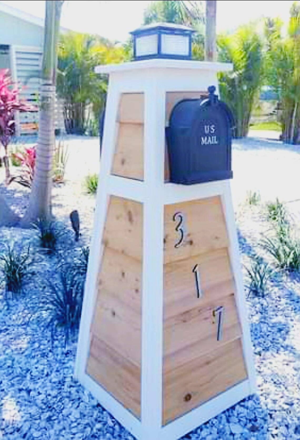 Lighthouse Mailbox Etsy