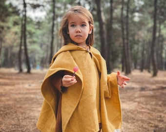 Poncho de cachemira para niños, sudadera con capucha tejida a mano para niños, poncho con capucha estilo boho hecho a mano para bebés, capa para asiento de coche para niños pequeños, ropa de exterior para niños