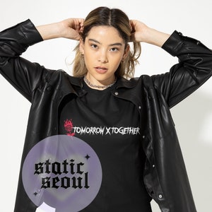 Kpop, +×+ "Rose" Grunge Unisex Vintage Style T-Shirt