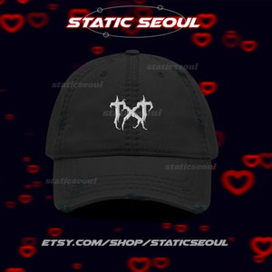Kpop, +×+ 'Metal' Distressed Dad Cap