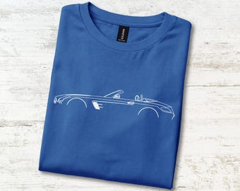 Roadster ohne Flügeltüren T-Shirt 2010-2014 Strukturelle Überarbeitung Roadster Geburtstagsgeschenk für Papa