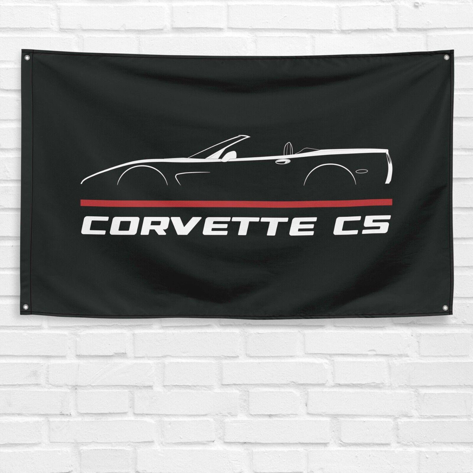 For chevrolet corvette c5 convertible 1997-2004 enthusiast 3x5 ft flag banner