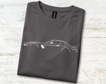 Modernes Flügeltür-Supercar-T-Shirt (2012–2014) – Modernes Geburtstagsgeschenk für Papa