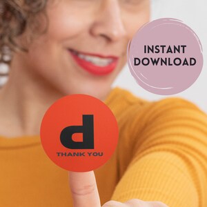 Depop, Depop Gracias, Pegatinas de Depop, Etiquetas imprimibles, Herramientas de revendedor, Pegatinas de revendedores, Descarga instantánea, Decoración de paquetes, Ropa de calle