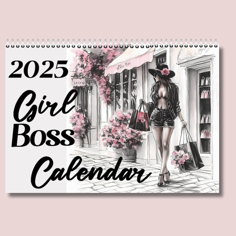 Girl 2025 Wall Calendars - Etsy