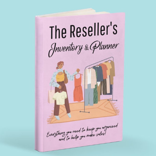 Reseller's Inventory & Planner, Reseller Journal, Small Business organization, Reseller Template, Inventory Sheet, Inventory Log Sheet, Posh