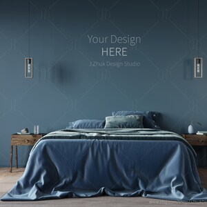 Bedroom mockup, Minimalist mockup, interior mockup, Empty Wall, mock up, JPG