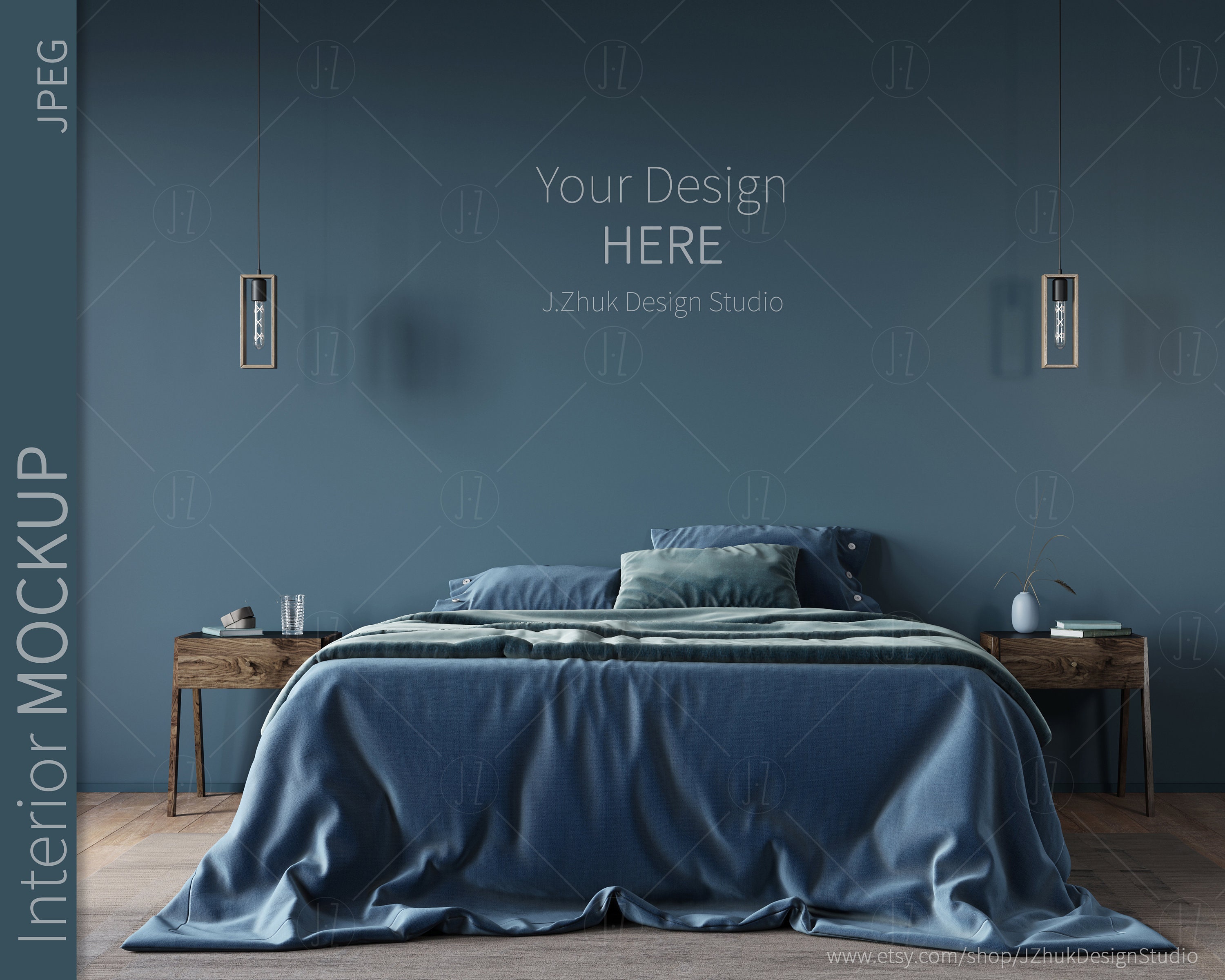 Bedroom Mockup Minimalist Mockup Interior Mockup Empty Etsy UK