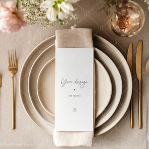 Menumodel, bruiloftsmodel, 4 x 9-mockup, bruiloftsbriefpapier, bruiloftstafelmodel, psd, jpg