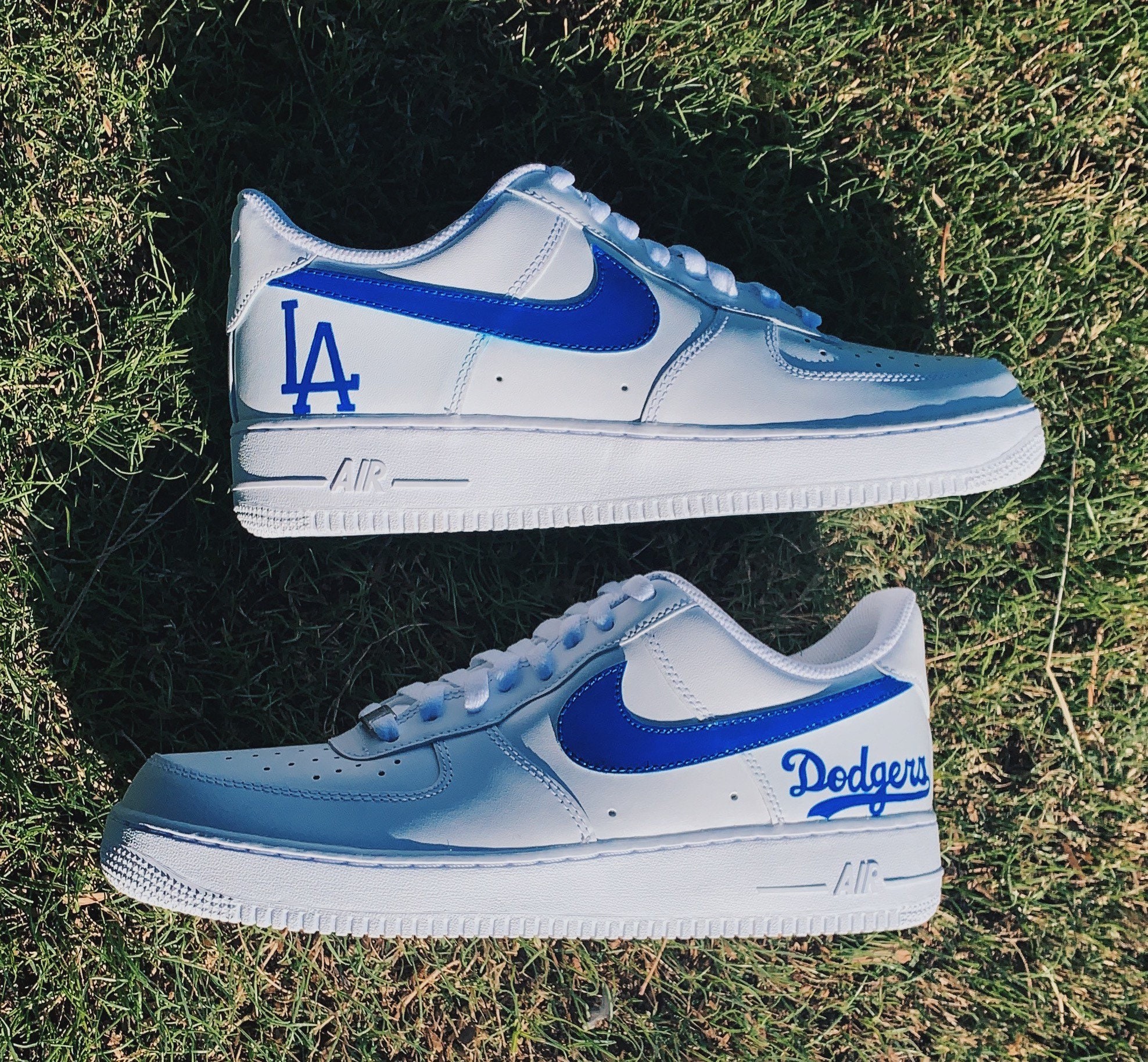 Dodgers Custom Air Force 1 | Etsy