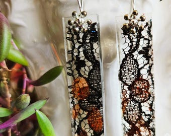 Spill the Rose Tea earrings