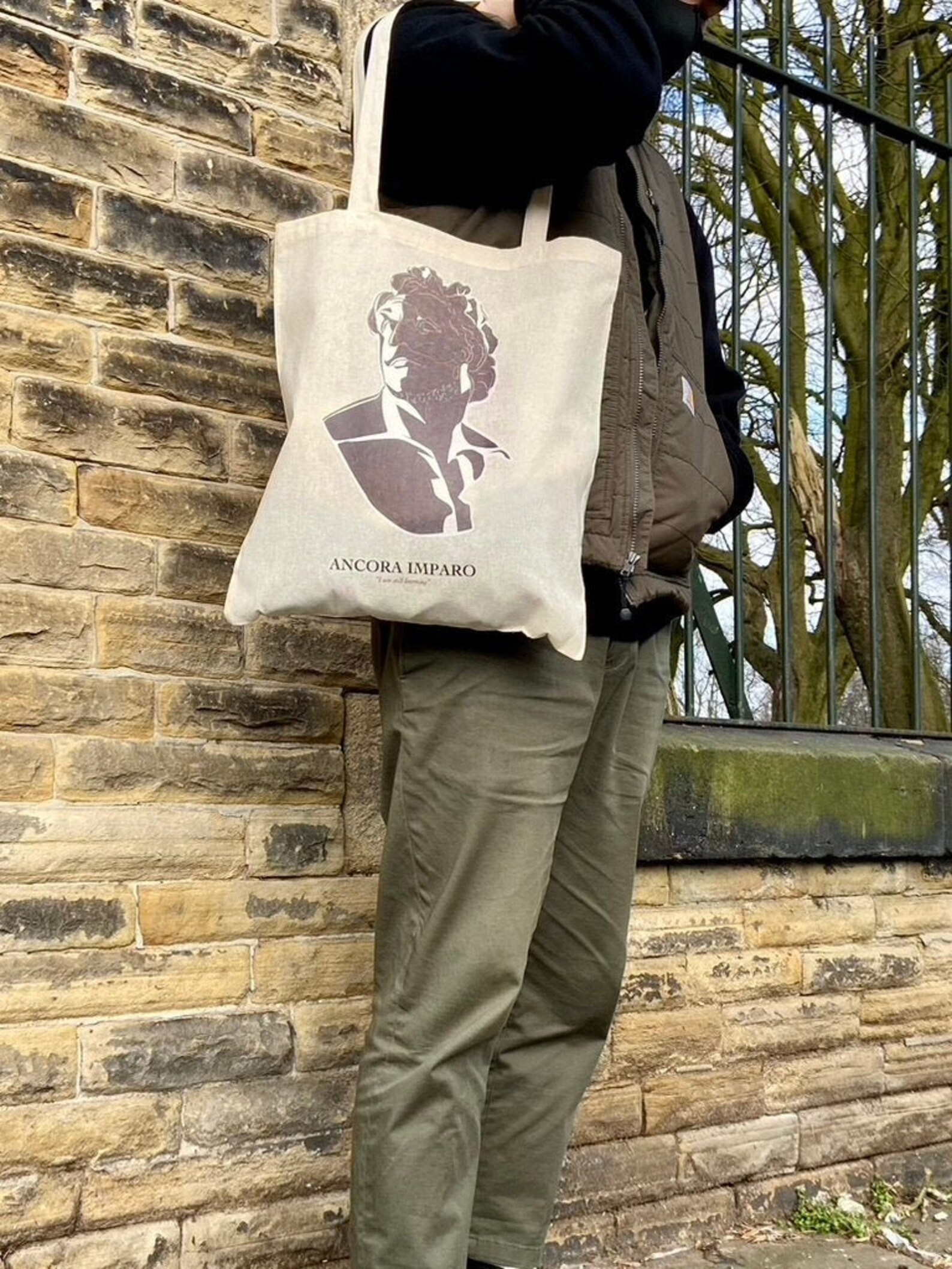 Ecofriendly Tote Bag / Personalised Quote Tote bag / Cotton Etsy