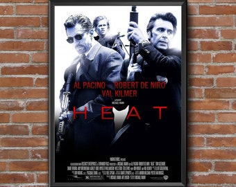 Details about   HEAT 1995 MOVIE POSTER Al Pacino Robert De Niro Film A3 A4 Art Print Wall Decor