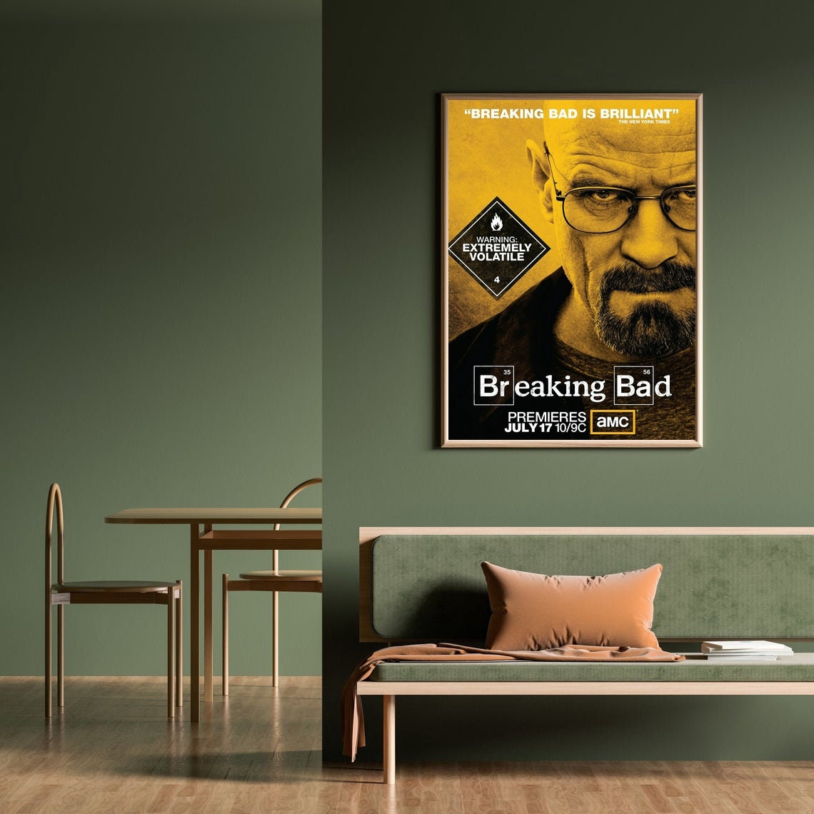 Breaking Bad Movie Poster Wall Painting Home Decoration No Etsy