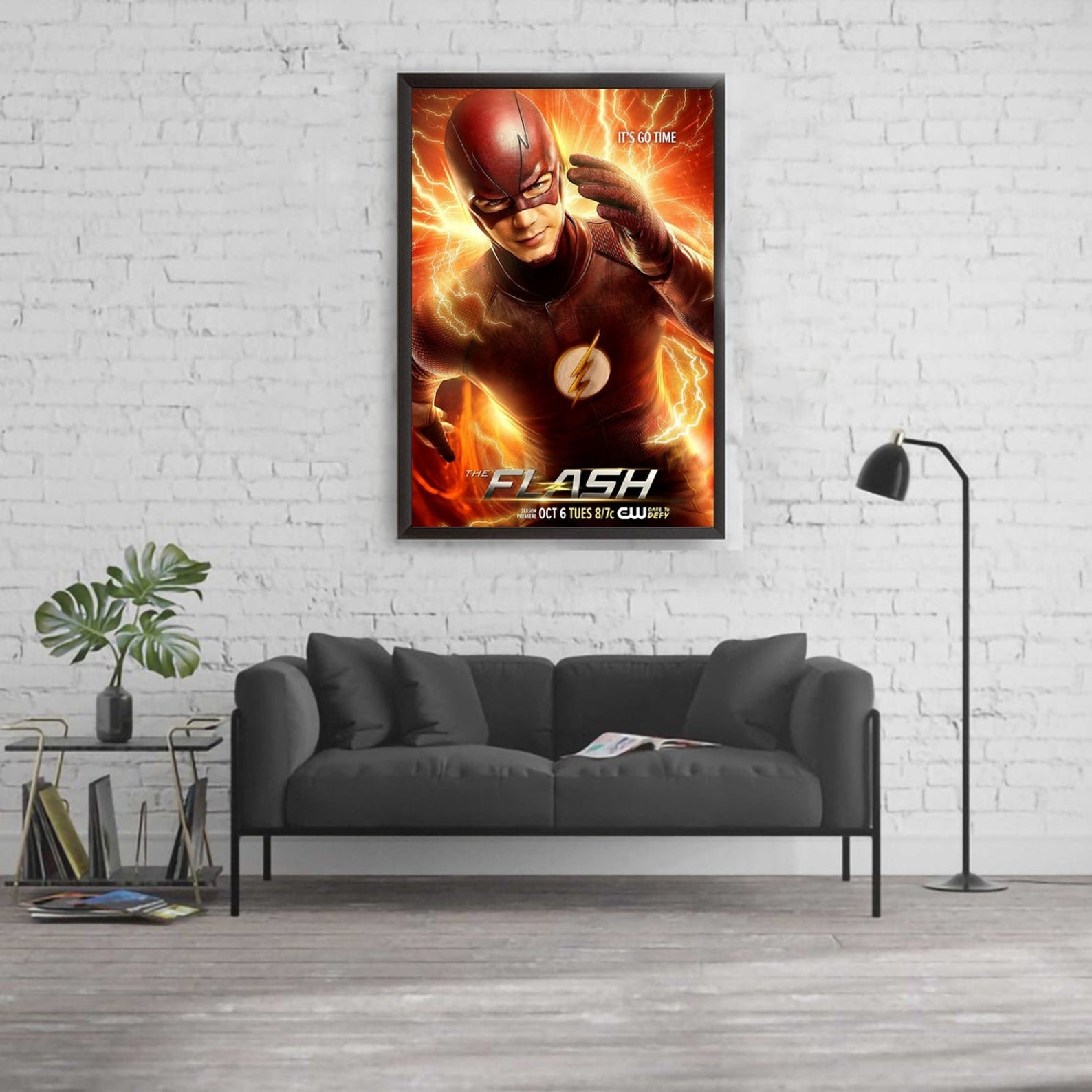 The Flash Movie Poster Wall Painting Home Decoration No Etsy