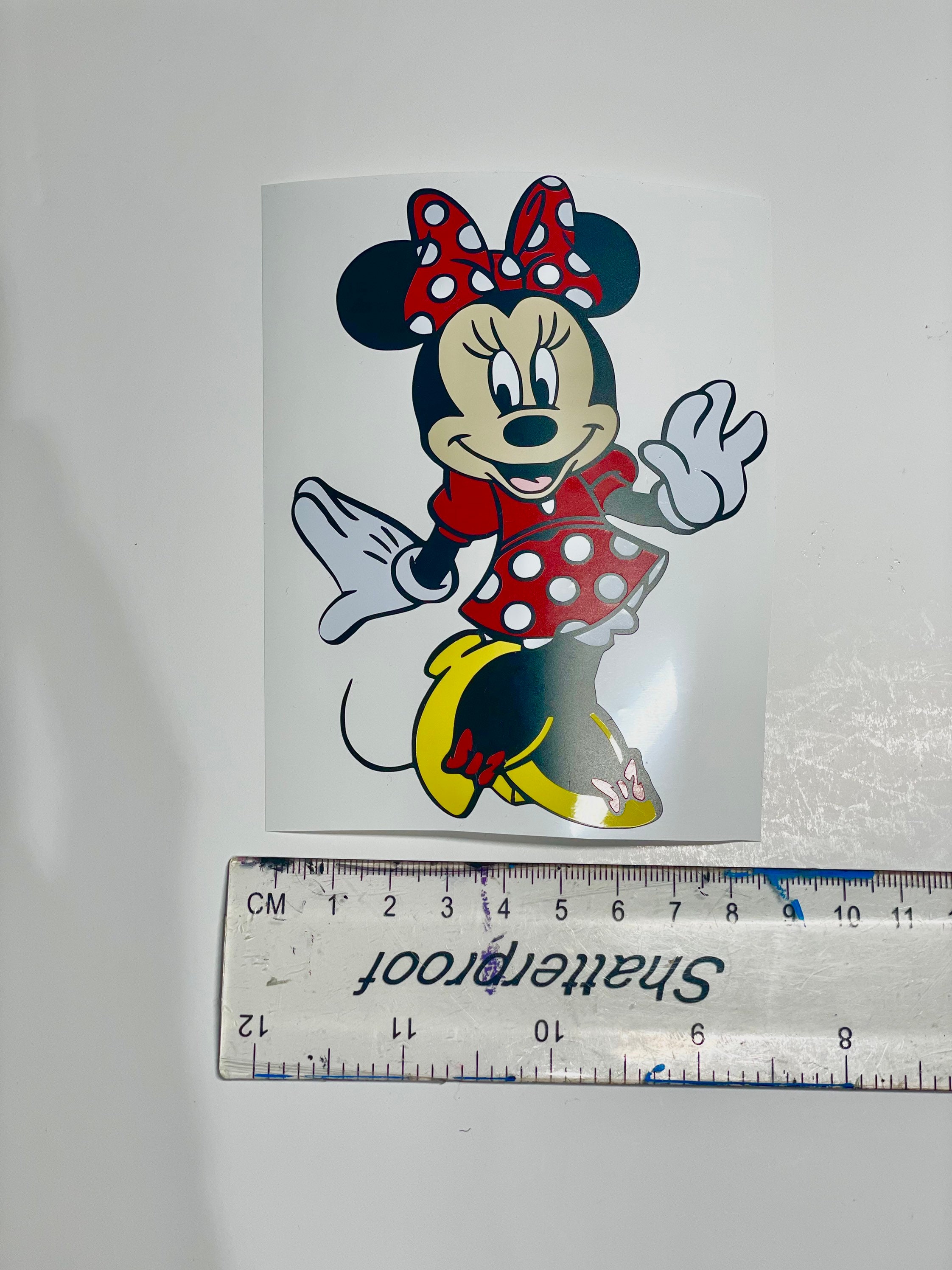 Minnie Mouse Vinyl Decal/sticker , Available in Many Colours - Etsy UK