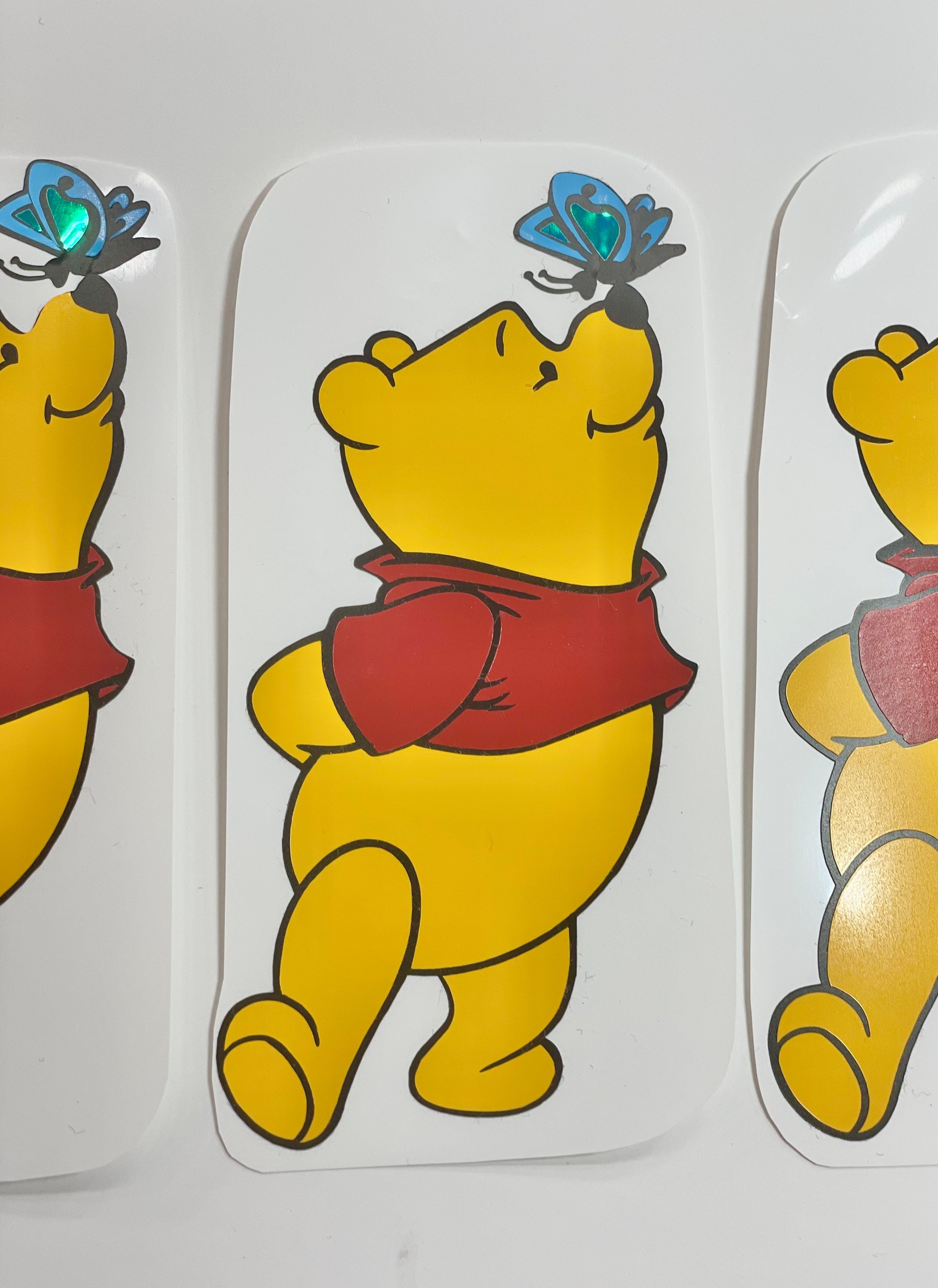 Winnie the Pooh Vinyl Layered Sticker Decal Etsy UK