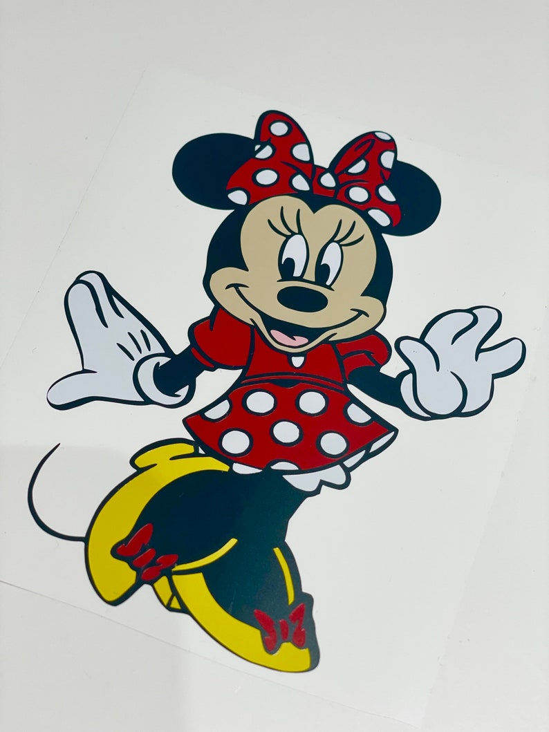 Minnie Mouse Vinyl Decal/sticker , Available in Many Colours - Etsy UK
