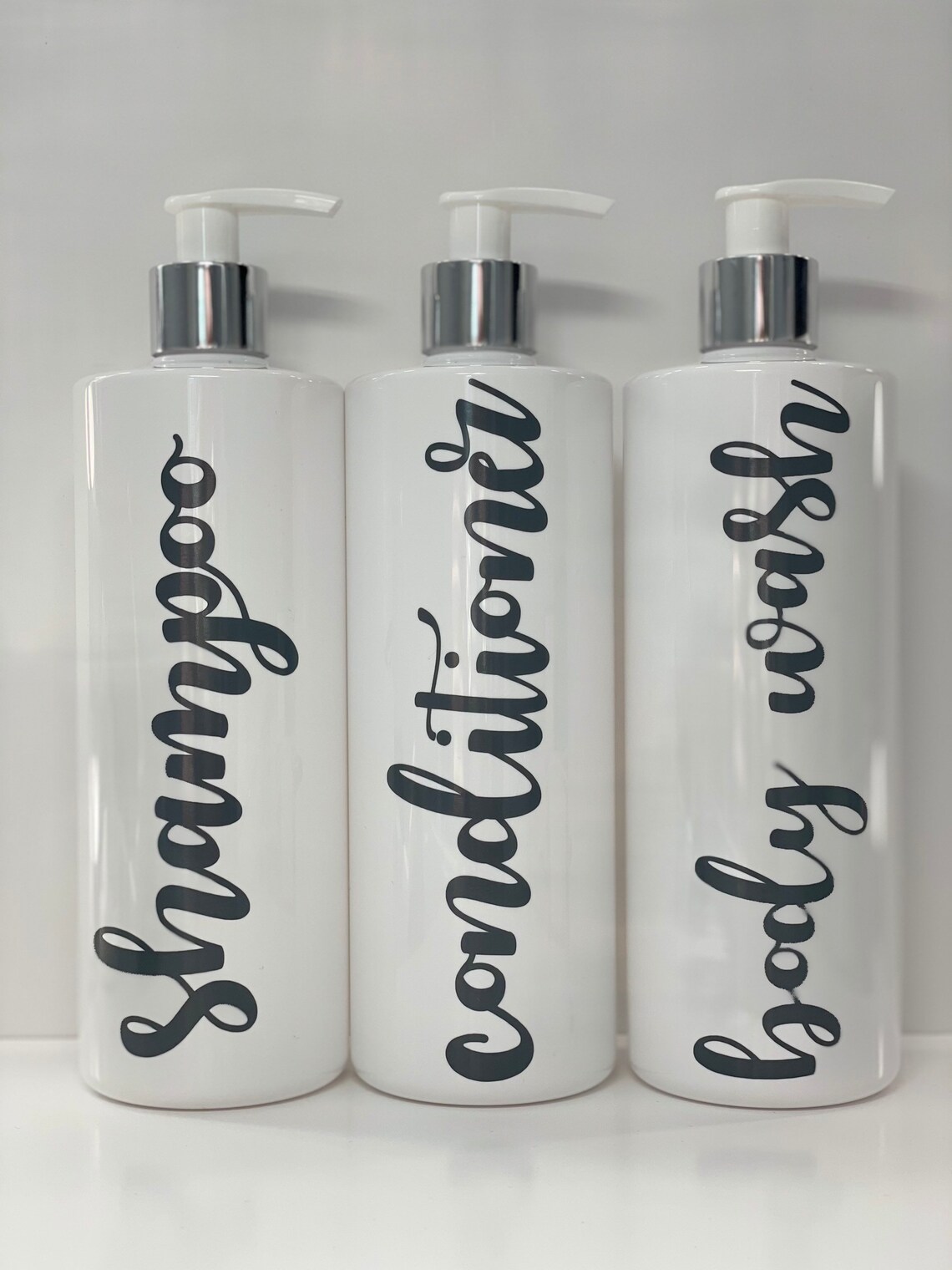 Shampoo conditioner and body wash reusable bottles Etsy