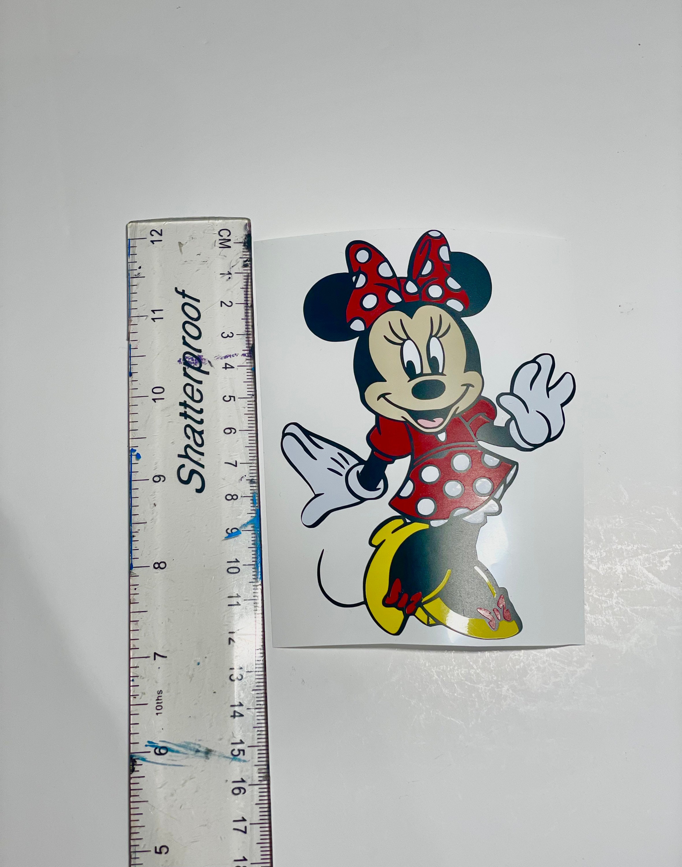 Minnie Mouse Vinyl Decal/sticker , Available in Many Colours - Etsy UK