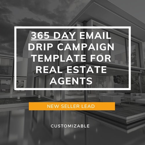 Real Estate Agents 365 Email Drip Campaign Template FSBO Etsy Real Estate Agents 365 Email Drip Campaign Template FSBO Etsy