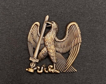 Eagle Lapel Pin Armenian symbol Hero Տարոնի Արծիվ  Tseghakronism Garegin Nzhdeh Ceghakronism Խորհրդանիշ  Protector Talisman Soldier pin