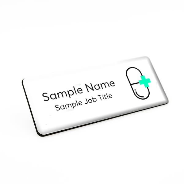 Name Badge Pharmacist Etsy