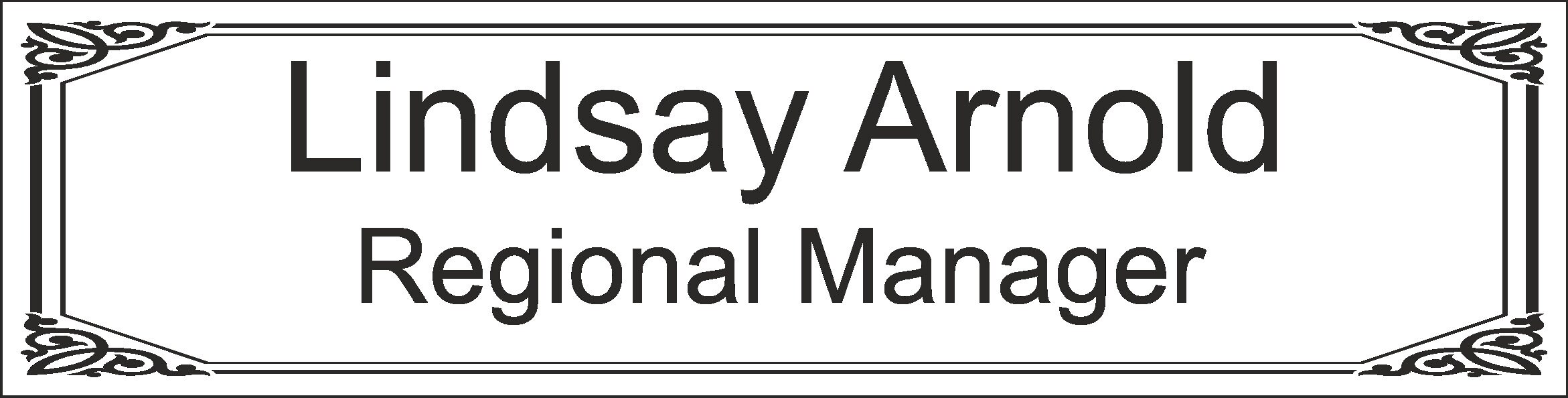 Custom Engraved Standoffs Acrylic Desk Name Plate, Personalised Professional New Job Title Sign - View #8