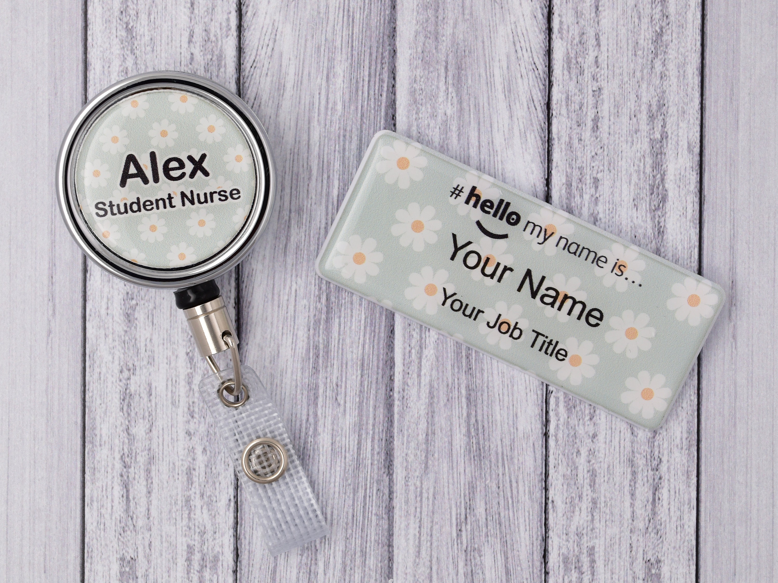 Badgemaster Hello My Name Is Logo Rainbow And Stars Badge 690286 - View #4
