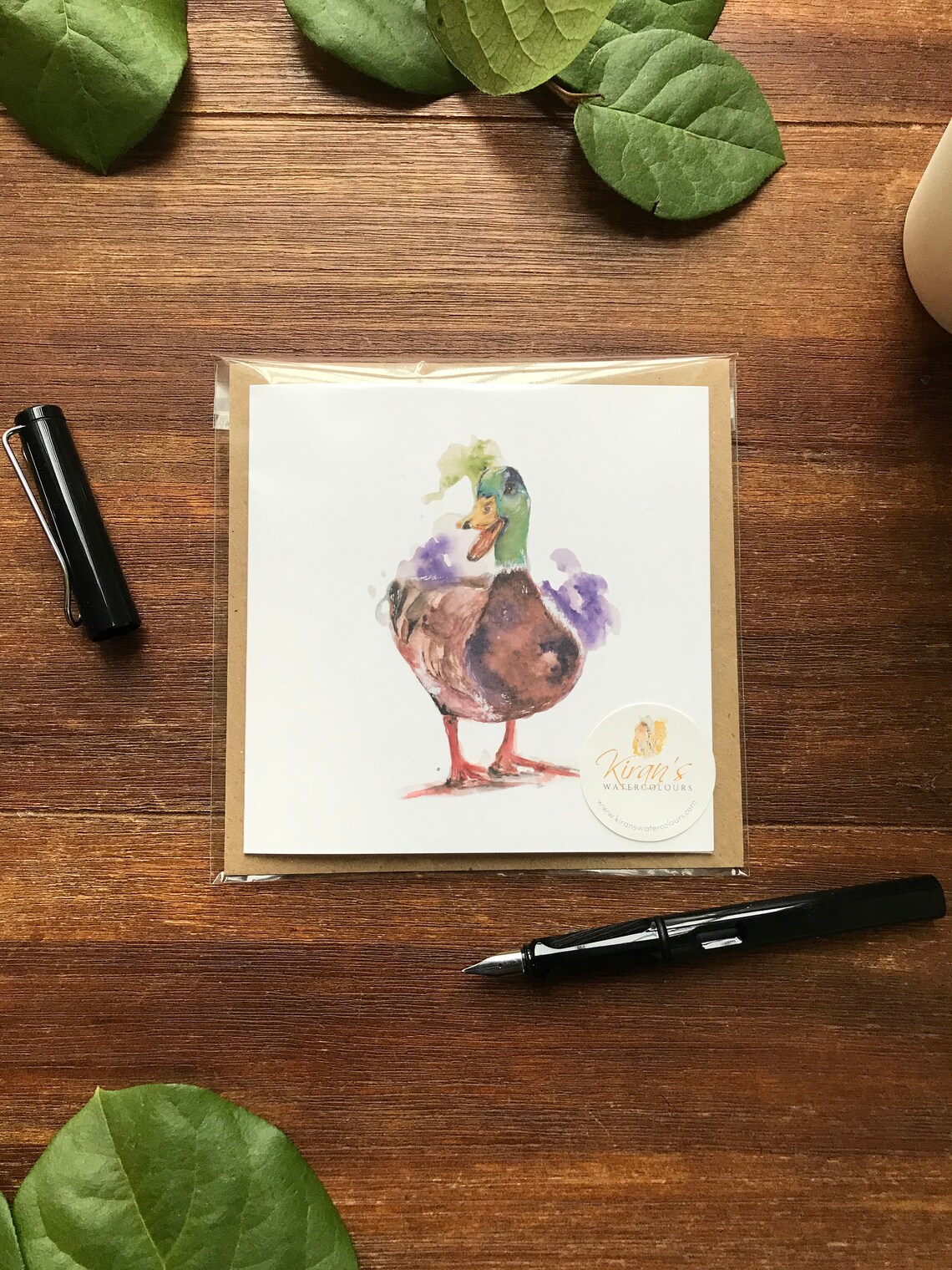 Douglas the Duck Blank Greeting Cards Etsy