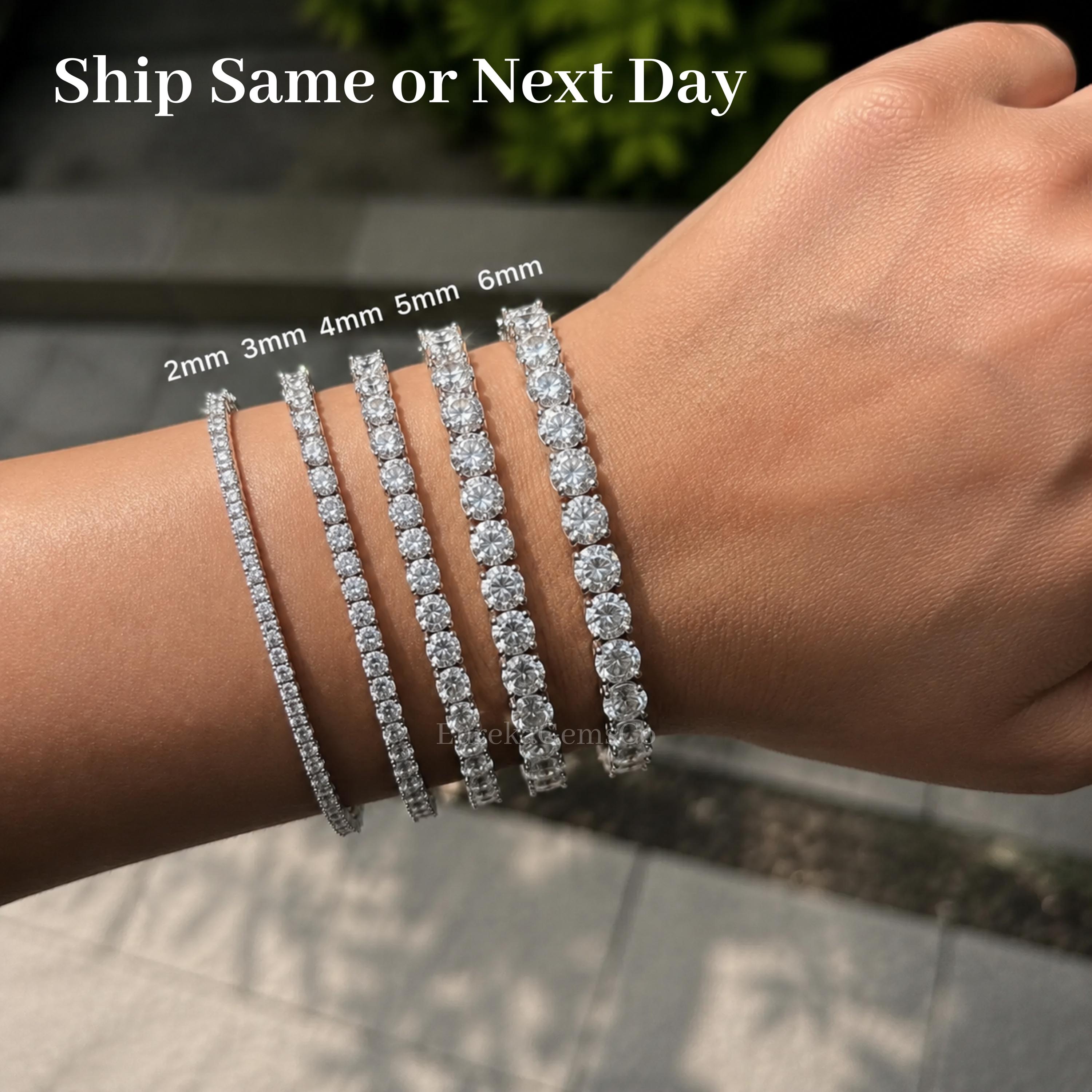 moissanite tennis bracelet bracelet s925