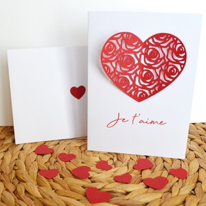 Carte Saint-Valentin personnalisable, fête des mères, déclaration d'amour, mariage image 2