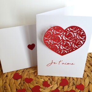 Carte Saint-Valentin personnalisable, fête des mères, déclaration d'amour, mariage image 4